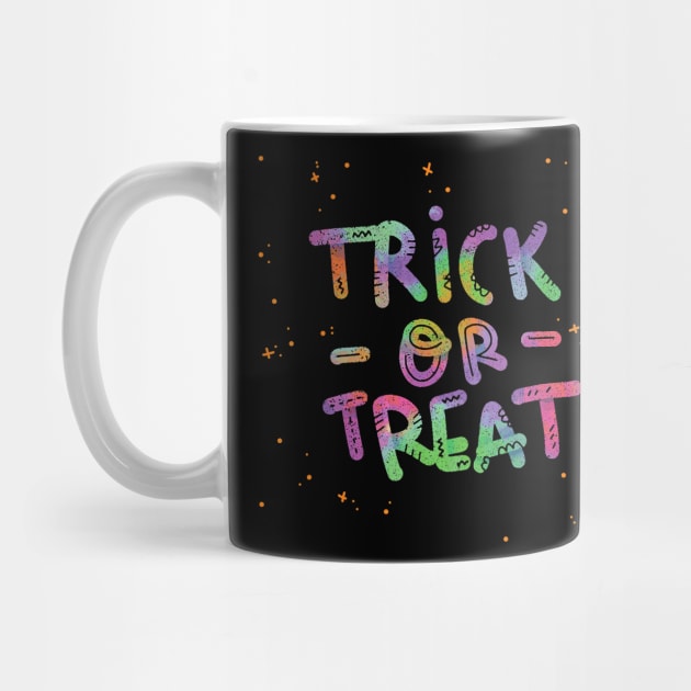 Trick or Treat Gummy Worms Matching Halloween Colorful Tees by jrgenbode